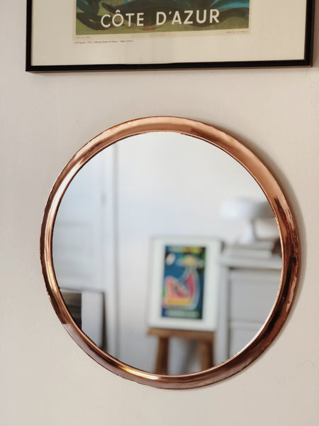 Miroir Circulaire en cuivre - BELDY